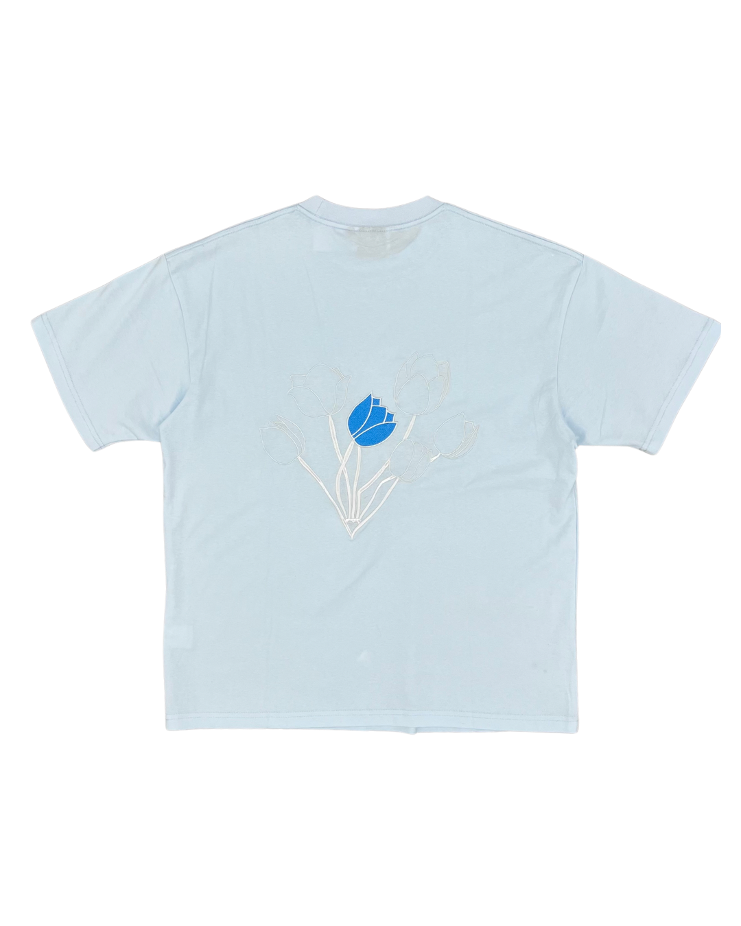 FMR - T SHIRT FLEUR BLEU